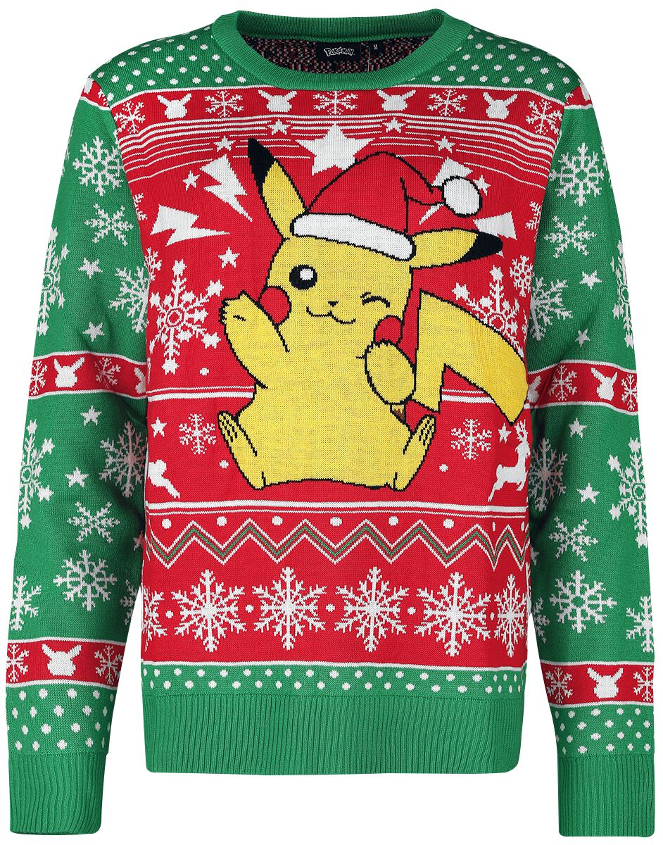 Pikachu Pika, Pika! Pokémon Christmas jumper EMP