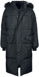 Ladies Oversize Faux Fur Puffer Coat, Urban Classics, Winter Jacket