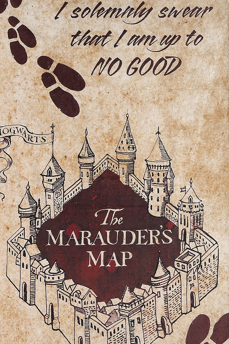 Marauder's Map, Harry Potter Bath towel