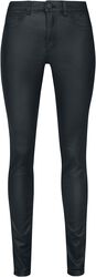 ONLROYAL HW SK ROCK COATED, Only, Imitation Leather Trousers