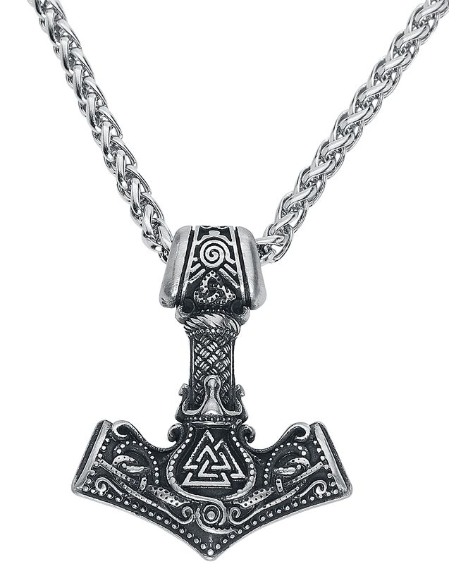 Thor's Hammer with Valknut and Celtic Knots