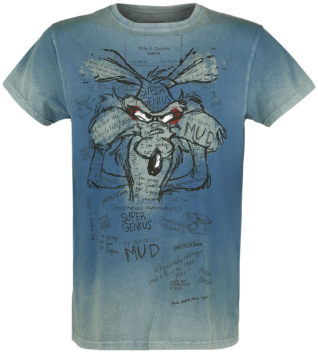 Wile E. Coyote - Inner Thoughts | Looney Tunes T-Shirt | EMP