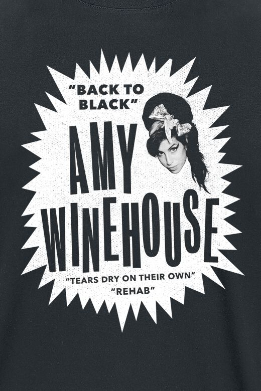 Back To Black Amy Winehouse T Shirt Emp