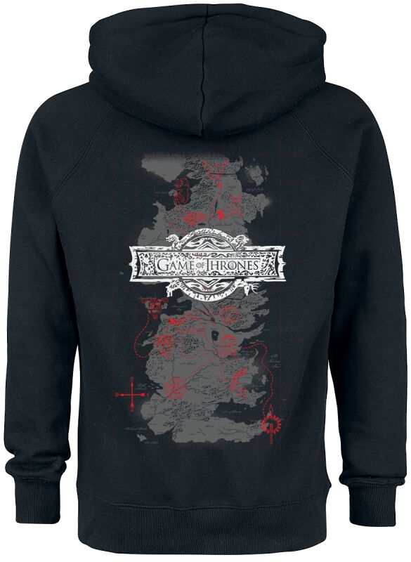 Westeros Map Game Of Thrones Hoodie EMP