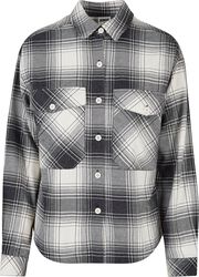 Ladies’ oversized chequered shirt, Urban Classics, Longsleeve