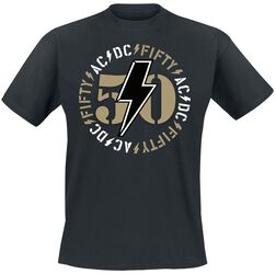 Fifty Bold Emblem, AC/DC, T-Shirt