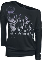 Long sleeve with large front print, Full Volume by EMP, Long-sleeve Shirt