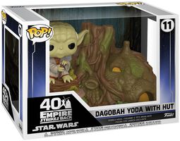 Dagobah Yoda With Hut (Pop! Town) Vinyl Figure 11, Star Wars, Funko Pop! Town