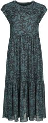 Dress with all-over snake print, Black Premium by EMP, Long dress