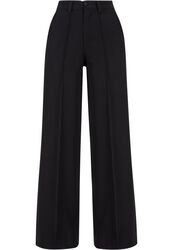 Ladies Wide Pleated Trousers, Urban Classics, Cloth Trousers