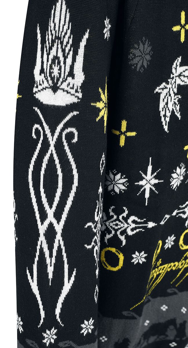 Taters Patate Brutto maglione natalizio Il Signore degli Anelli Maglione natalizio LOTR Brutto maglione natalizio da uomo Famiglia Natale