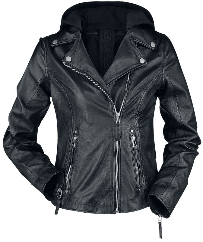Raja Slim Fit LEGV Gipsy Leather Jacket EMP - Main Image