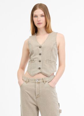 Shafron Components Shafron Denim | Ragwear Sleeveless Jacket | EMP