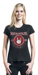 home schooling 2020 fitted t shirt